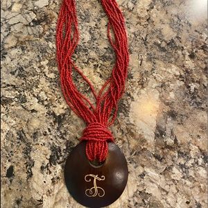 Monogrammed “T” Necklace